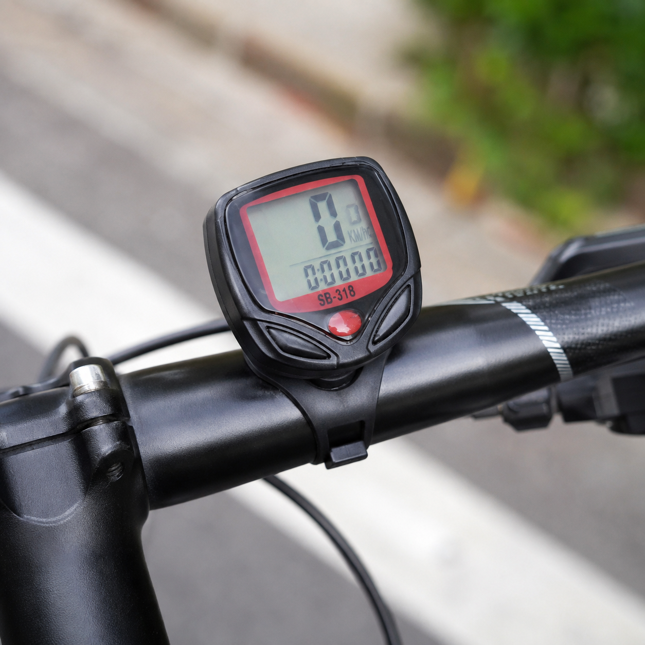 عداد سرعة دراجة رقمي مقاوم للماء SB-318 | SB-318 Waterproof Digital Bicycle Computer