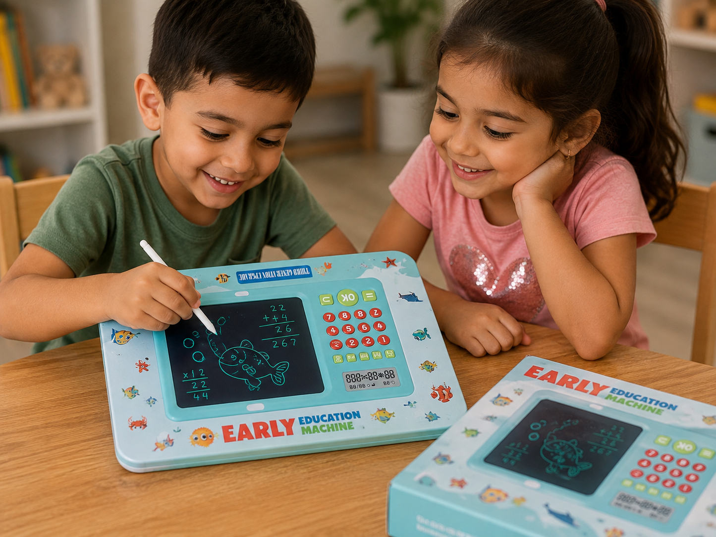 آلة التعليم المبكر بشاشة LCD وحاسبة | Early Education Machine