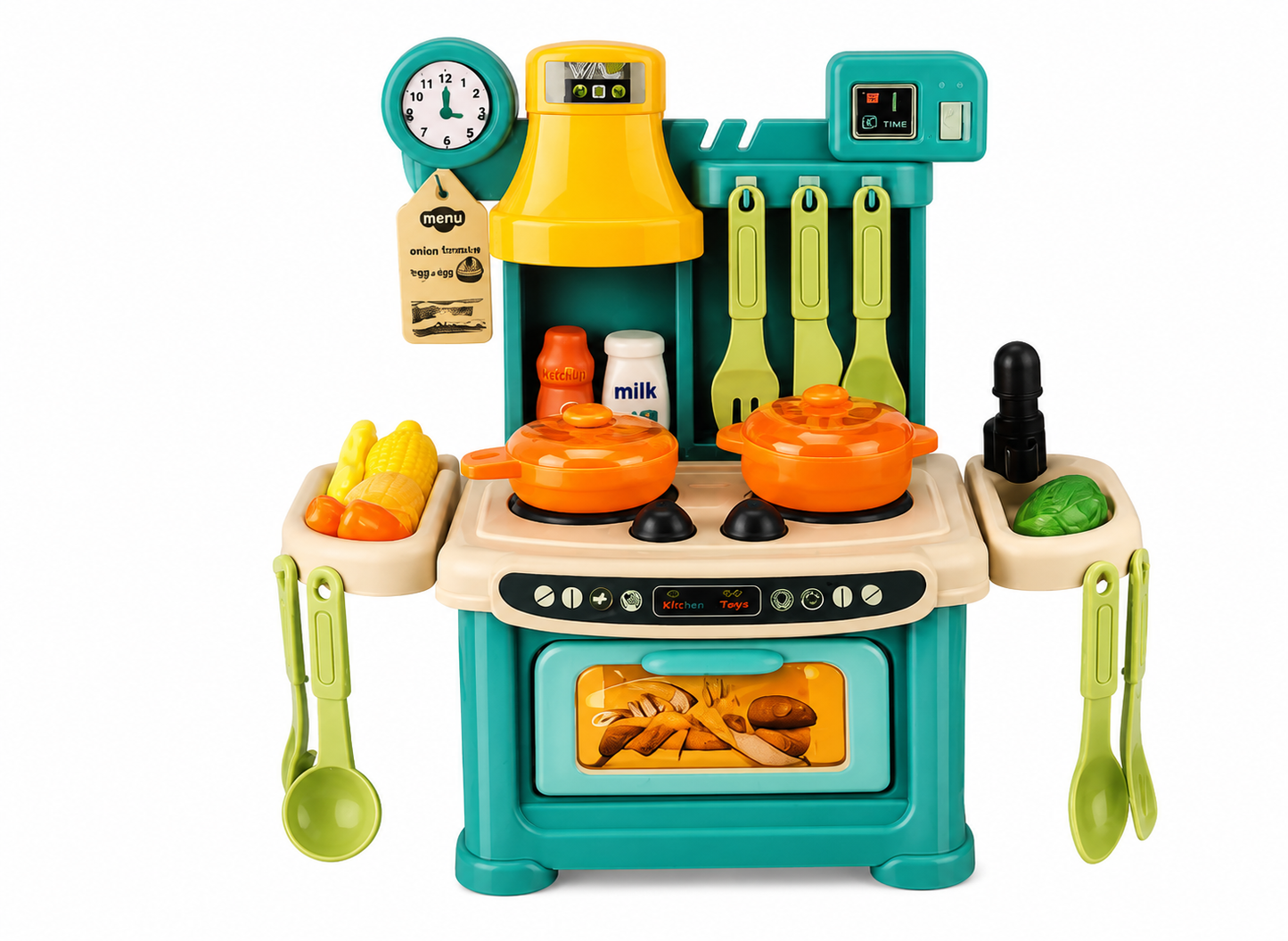 طقم مطبخ أطفال ميني 36 قطعة | Jitex Toys Mini Kitchen 36-Piece Playset