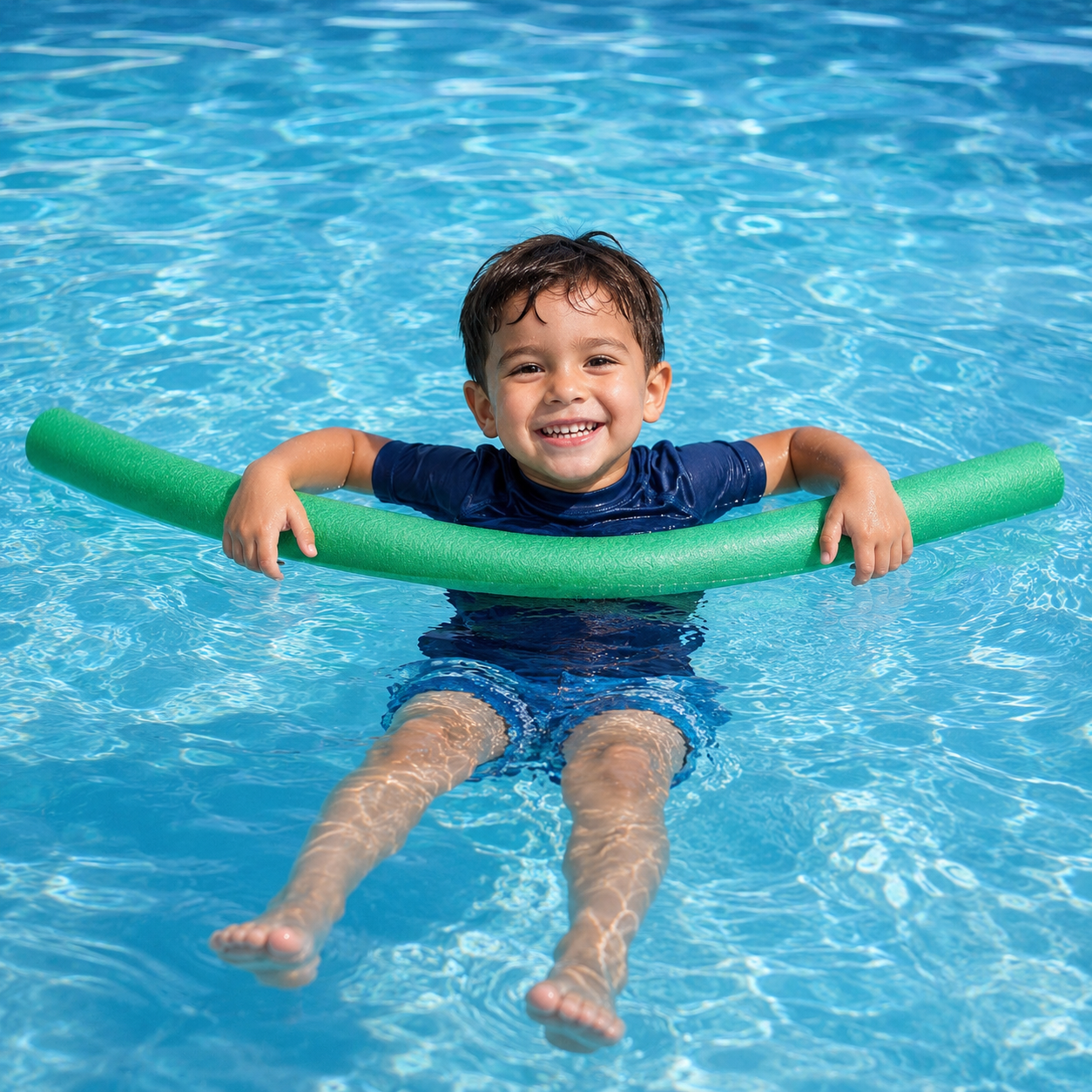 عوامة نودلز إسفنجية للسباحة باللون الأخضر | Green Foam Pool Noodle