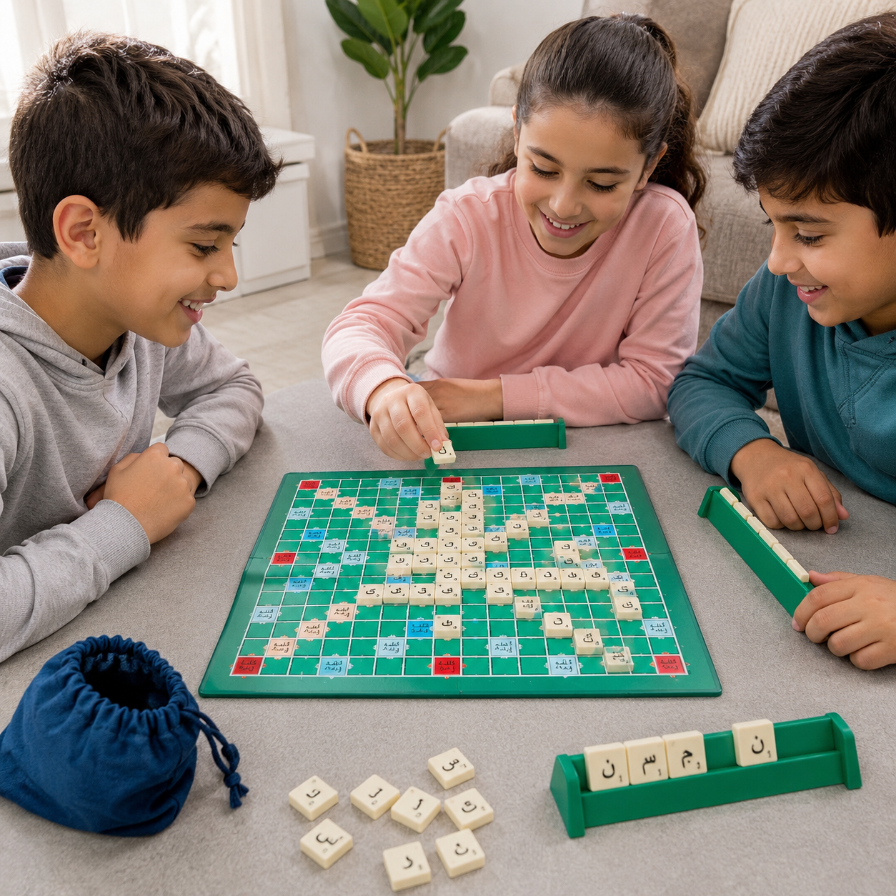 لعبة سكرابل العربية لتكوين الكلمات | Arabic Scrabble Word Game