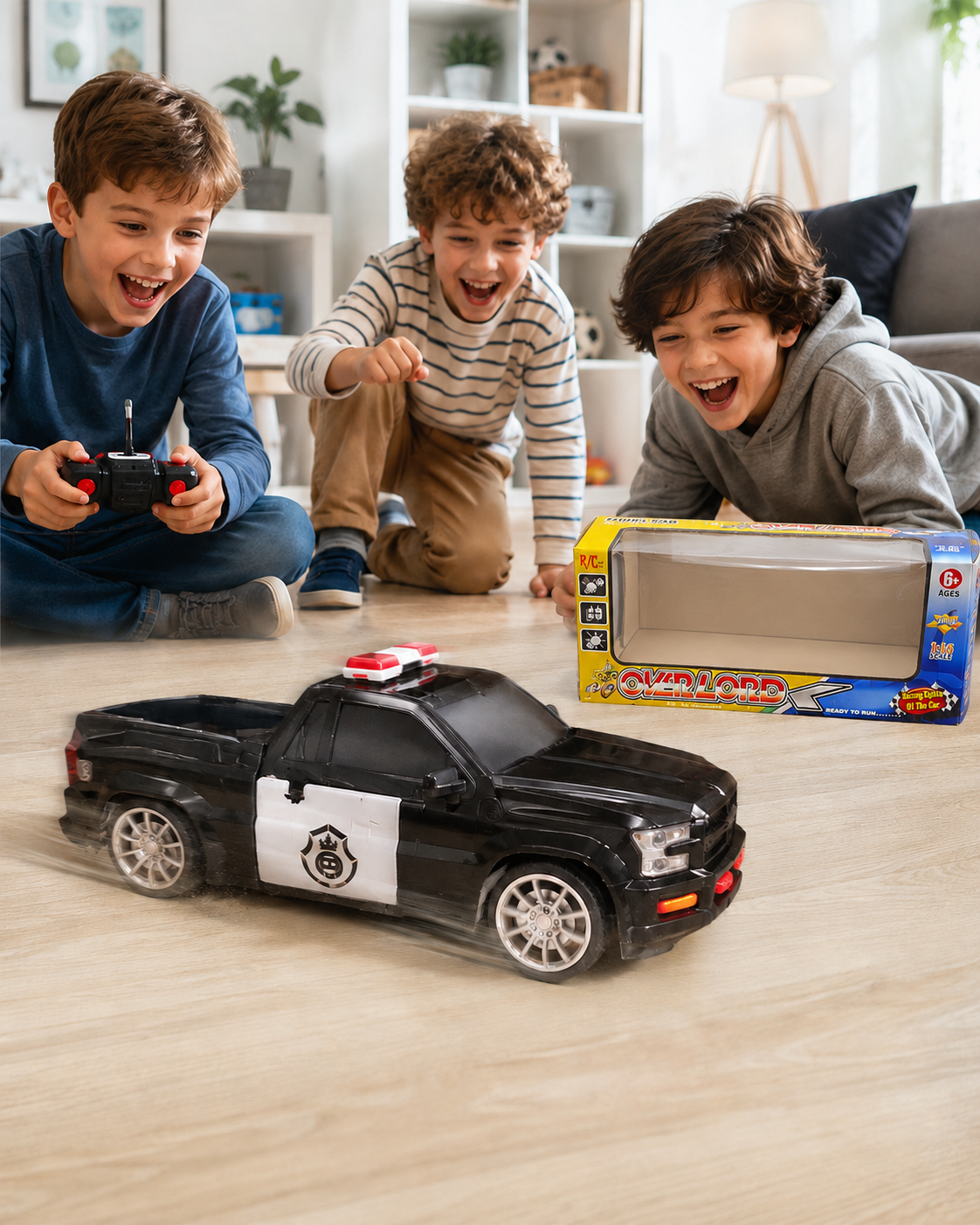 سيارة شرطة بيك أب بالتحكم عن بُعد | R/C Police Pickup Truck