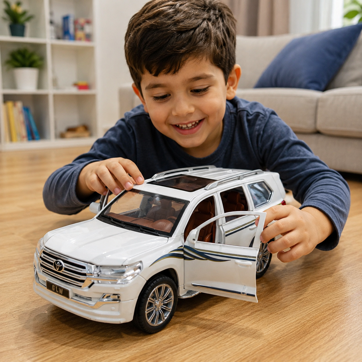 مجسم سيارة تويوتا لاند كروزر V8 بتفاصيل واقعية | Toyota Land Cruiser V8 Model Car