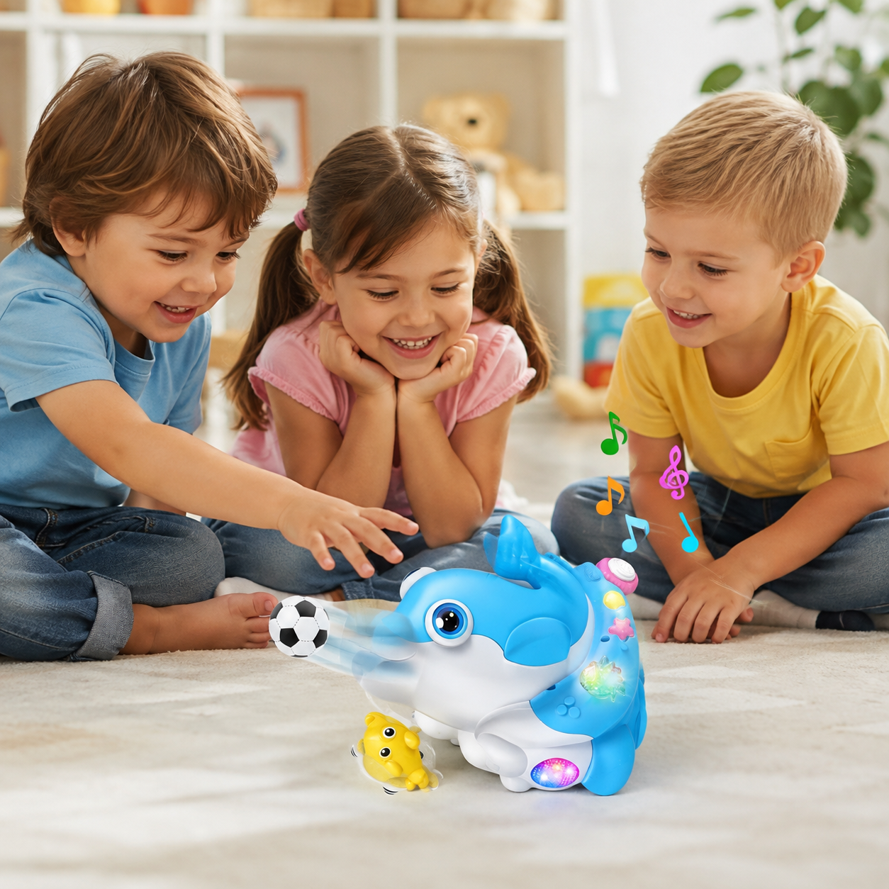 لعبة الدولفين الموسيقية المتحركة | Dolphin Concert Musical Toy