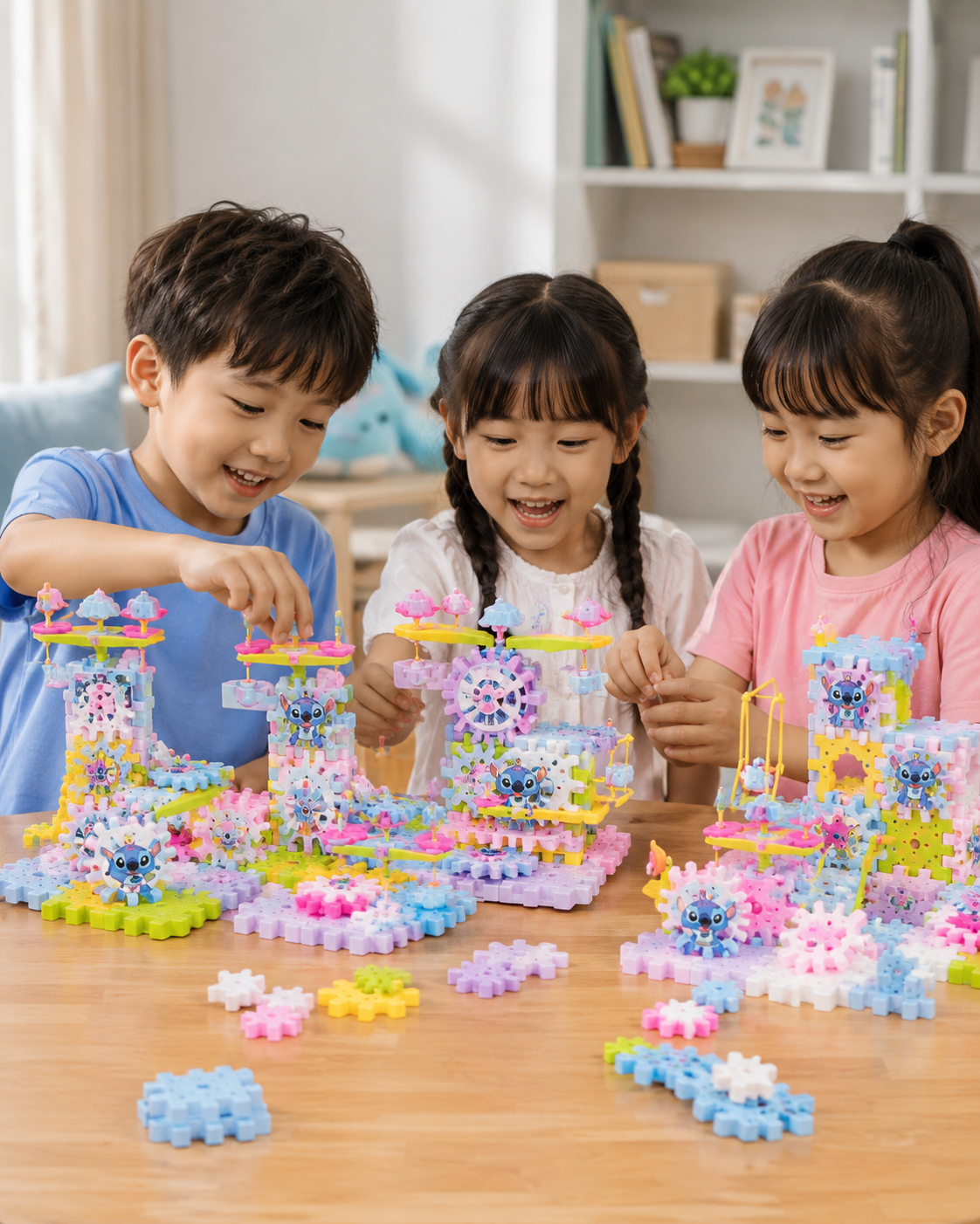 مكعبات تركيب وتروس متحركة 83 قطعة | Stitch Variable Building Blocks 83 PCS