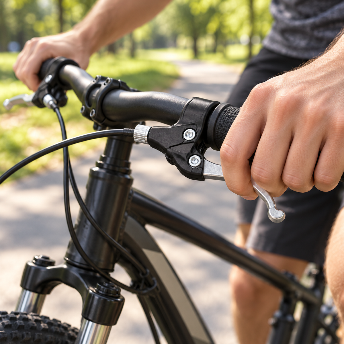 زوج قبضات فرامل دراجة هوائية Bicycle Brake Levers Pair