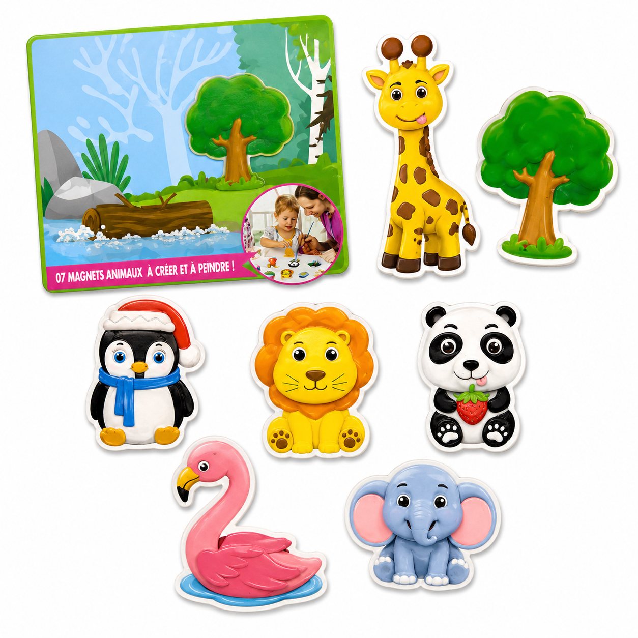مجموعة تلوين الحيوانات التعليمية للأطفال | Educational Animal Painting Set for Kids