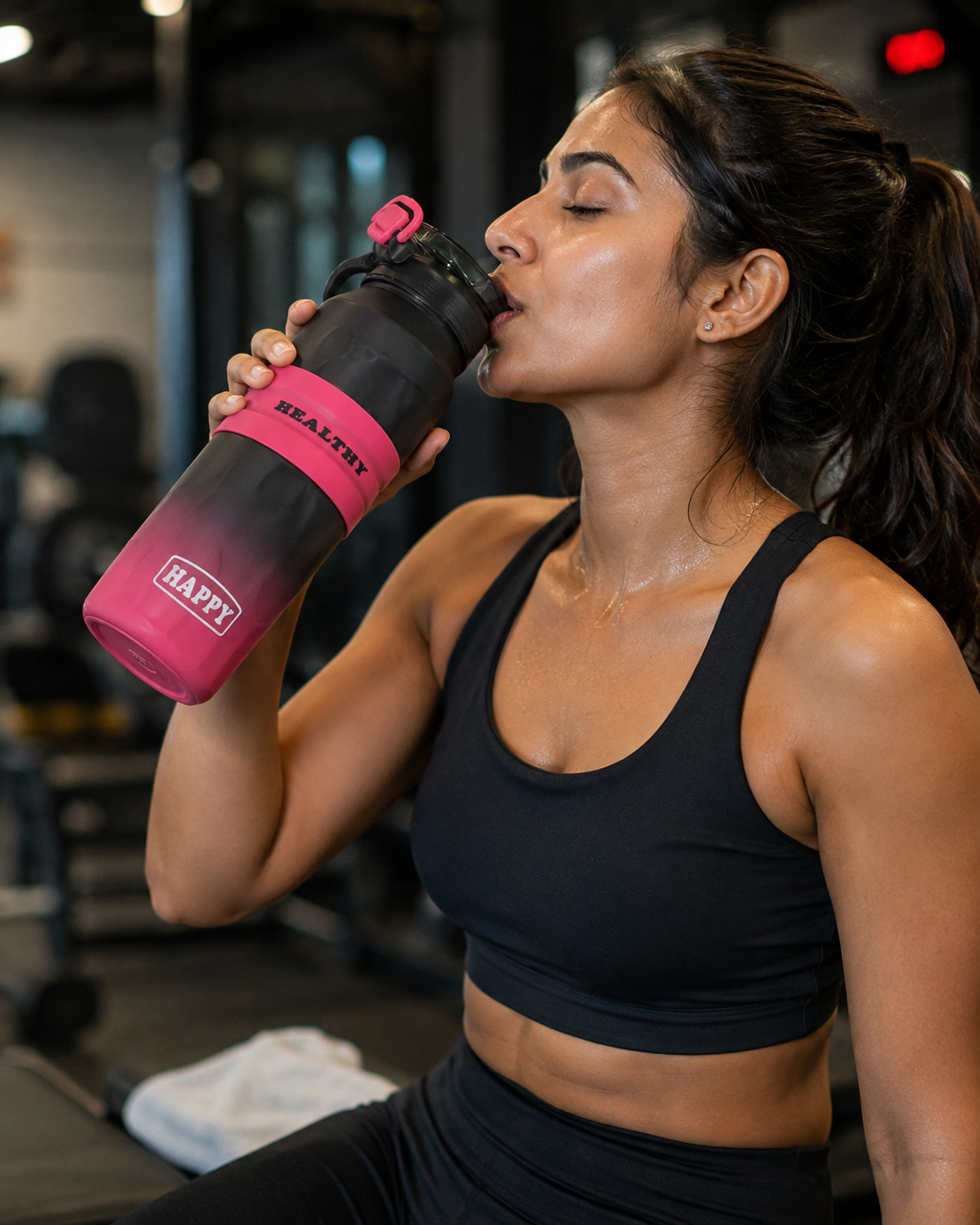 قارورة ماء رياضية سعة 1 لتر | 1000ml Sports Water Bottle