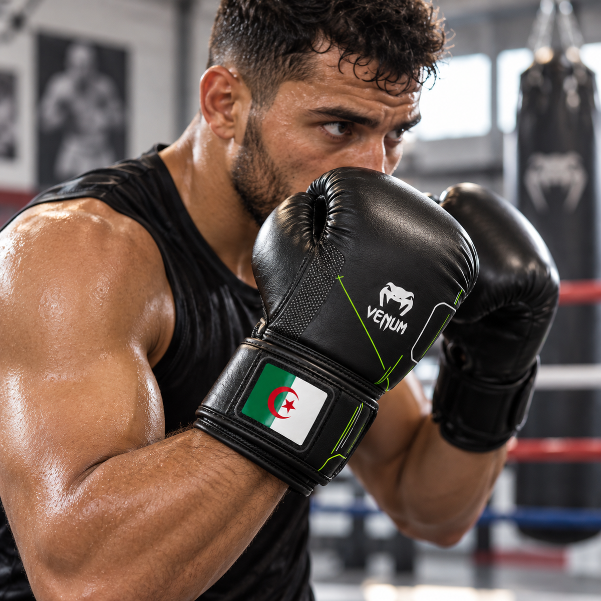 قفازات ملاكمة Venum بعلم الجزائر | Venum Boxing Gloves – Algeria