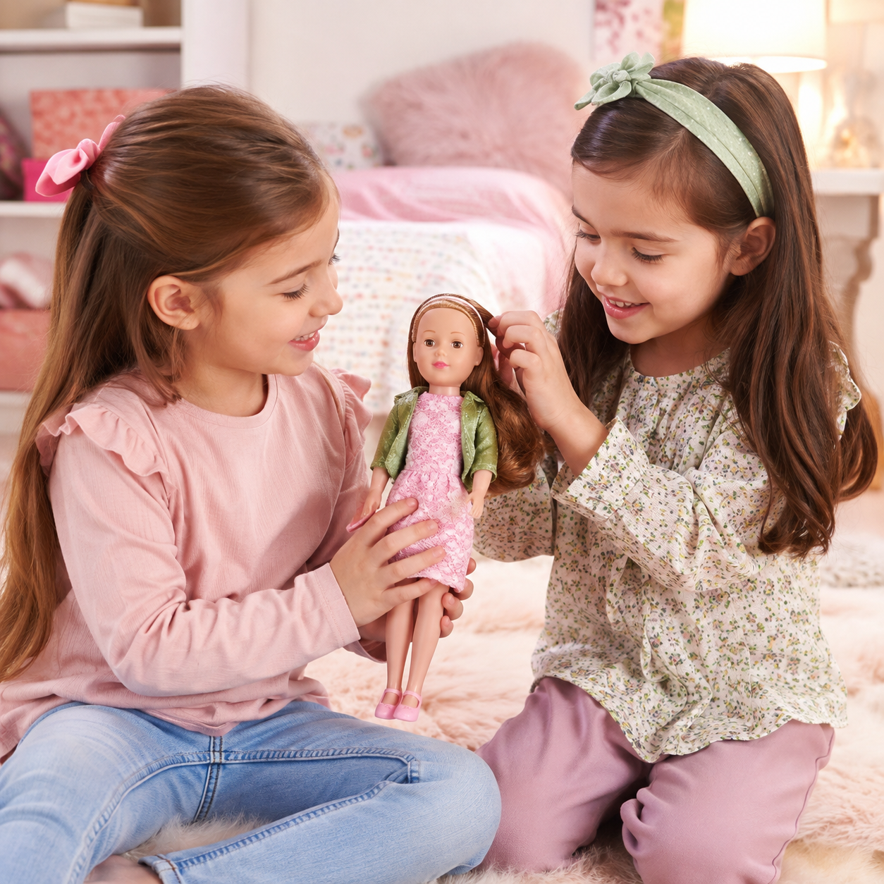 دمية فاشن للبنات بفستان أنيق | Fashion Girl Doll