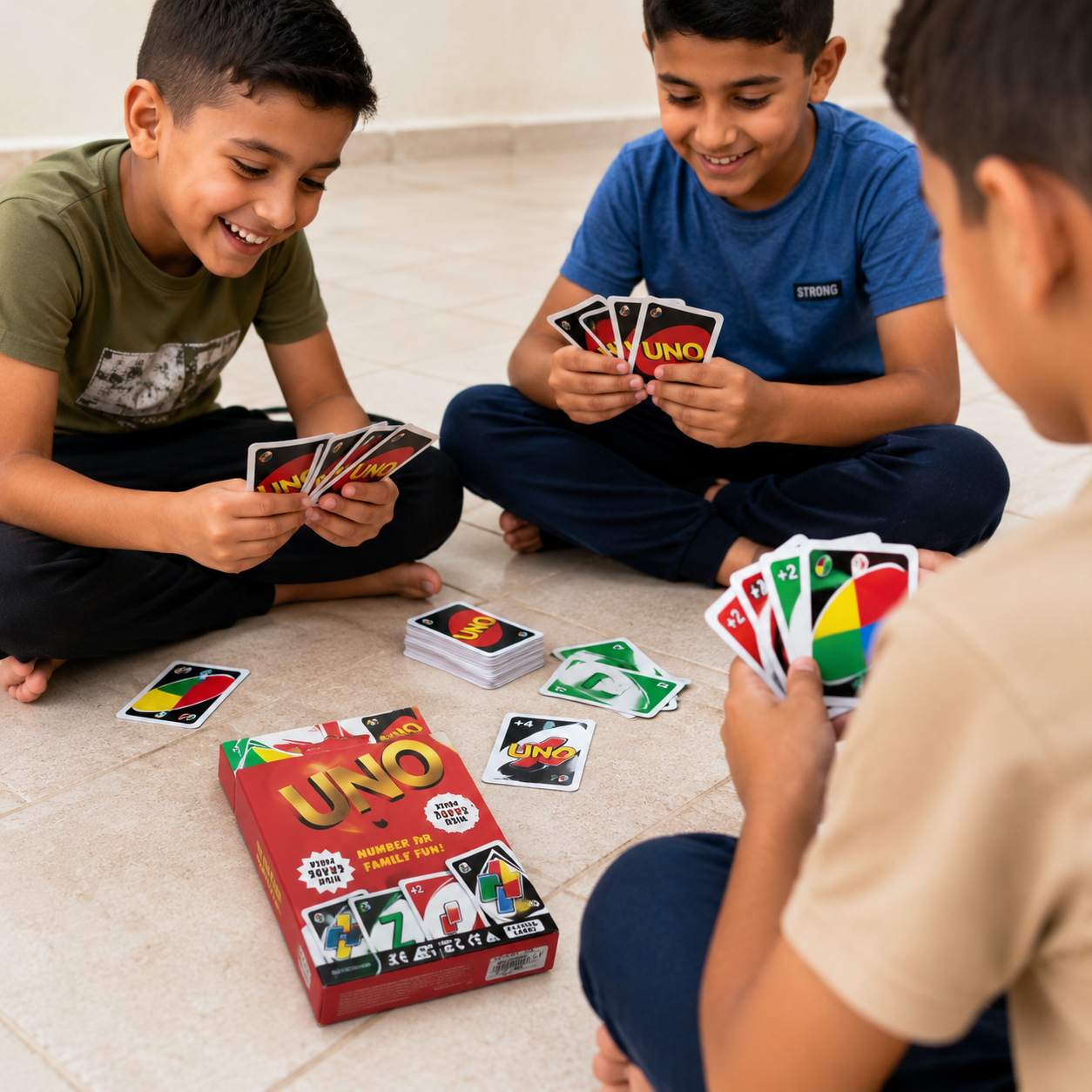 🃏 لعبة بطاقات الأرقام والألوان العائلية | Number & Color Family Card Game