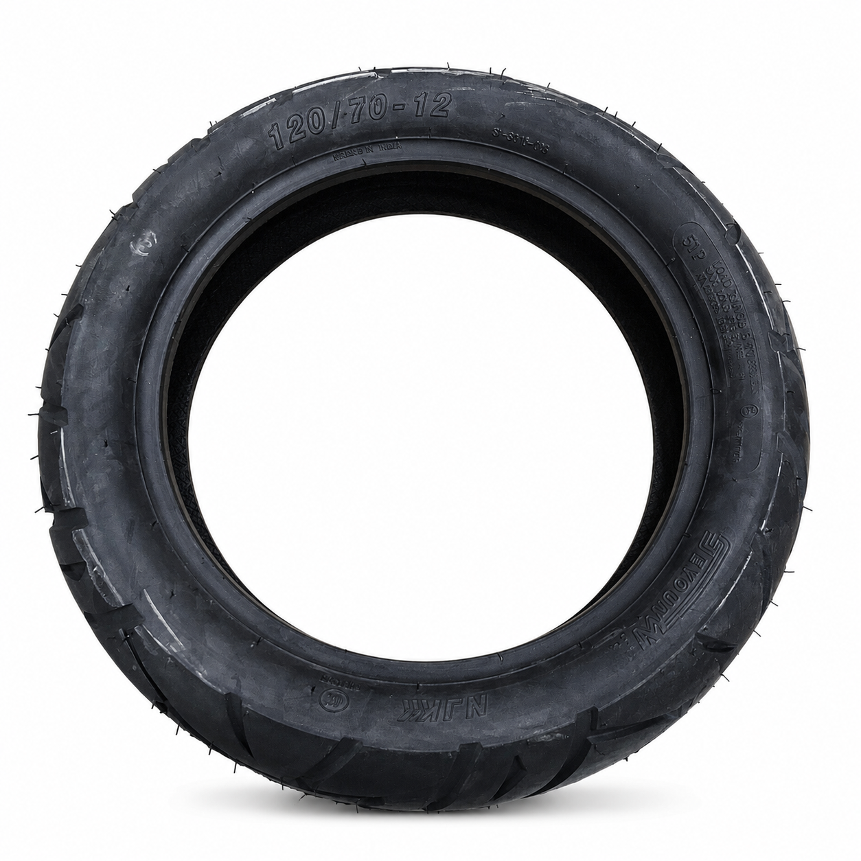 عجلة مطاطية للدراجة الكهربائية مقاس 120/70-12 | Electric Scooter Tyre