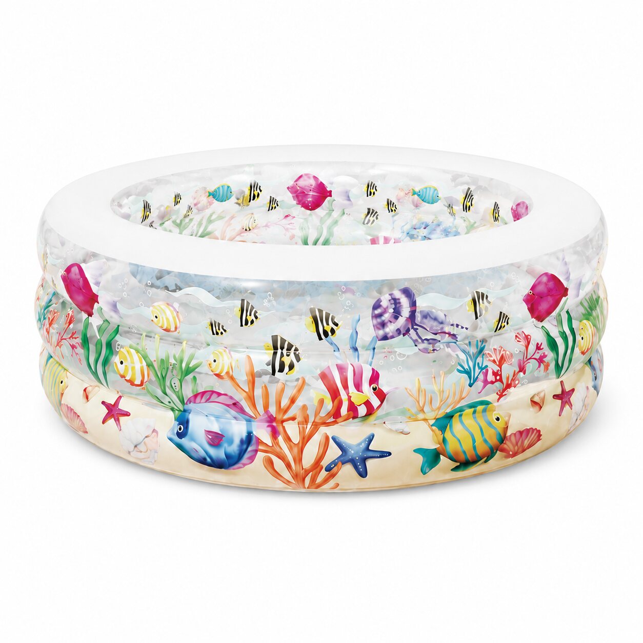 مسبح INTEX دائري برسومات بحرية | INTEX Wet Set Ocean Inflatable Pool 1.52m × 56cm