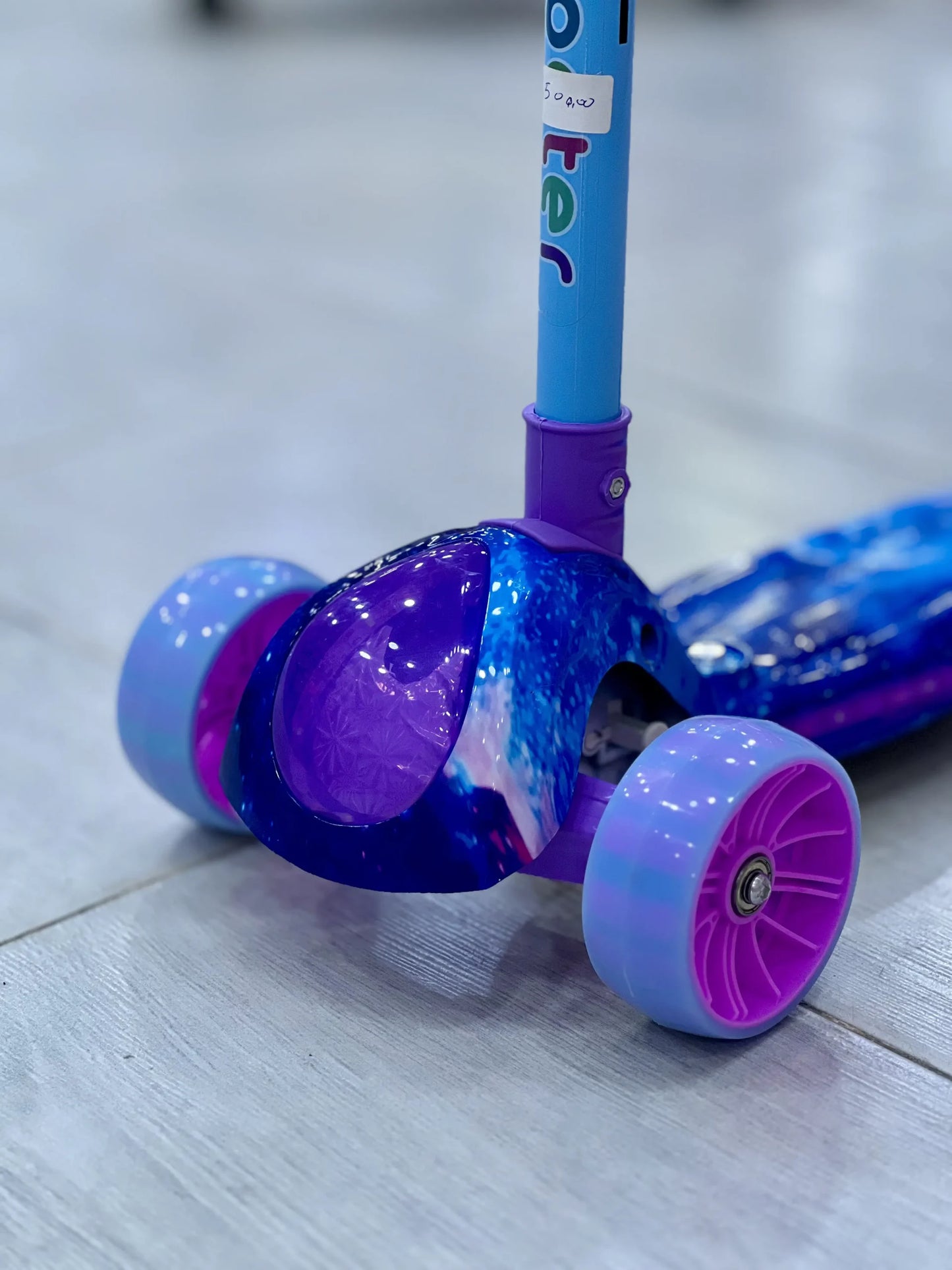 سكوتر أطفال بثلاث عجلات أزرق أرجواني scooter
