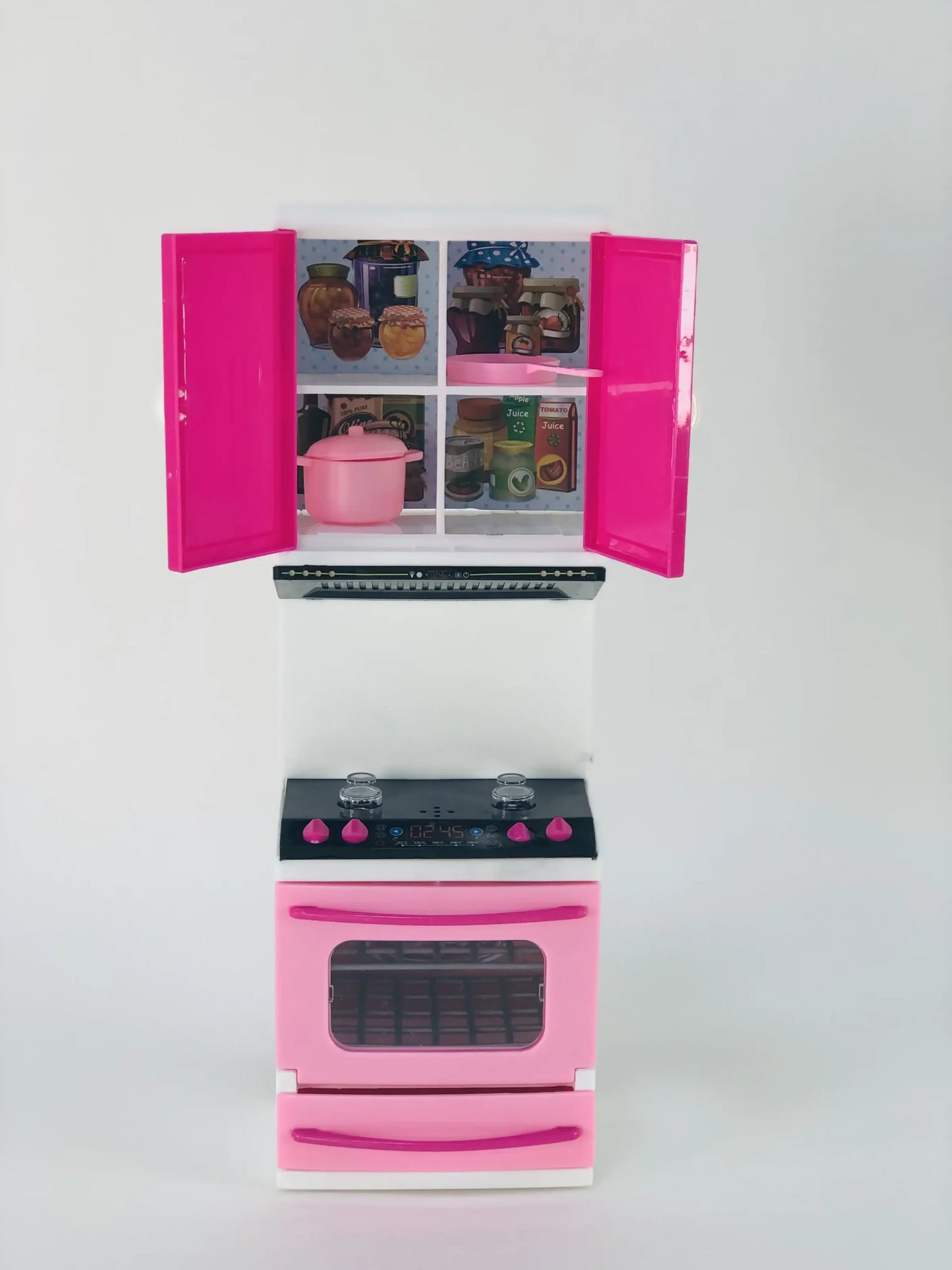 طقم مطبخ أطفال وردي Pink Kids Kitchen Set
