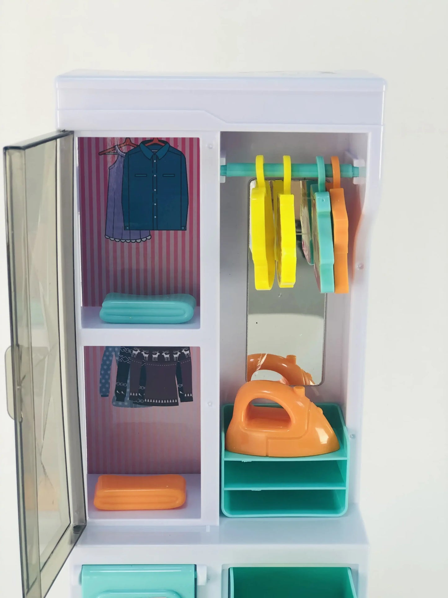 مجموعة غسيل ومكواة لدمى الأطفال Doll Laundry & Ironing Play Set