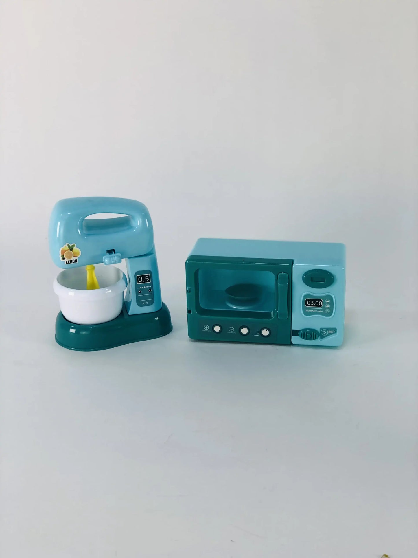 جموعة أدوات مطبخ بلاستيكية للأطفال Kids Kitchen Appliances Play Set (Blue)