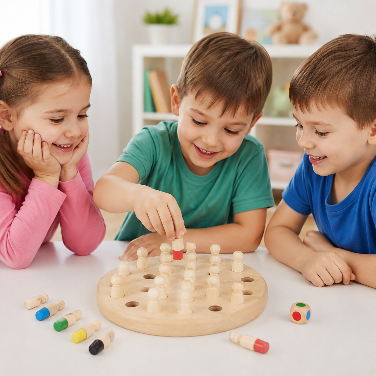 لعبة الشطرنج والذاكرة بالألوان | Memory Chess