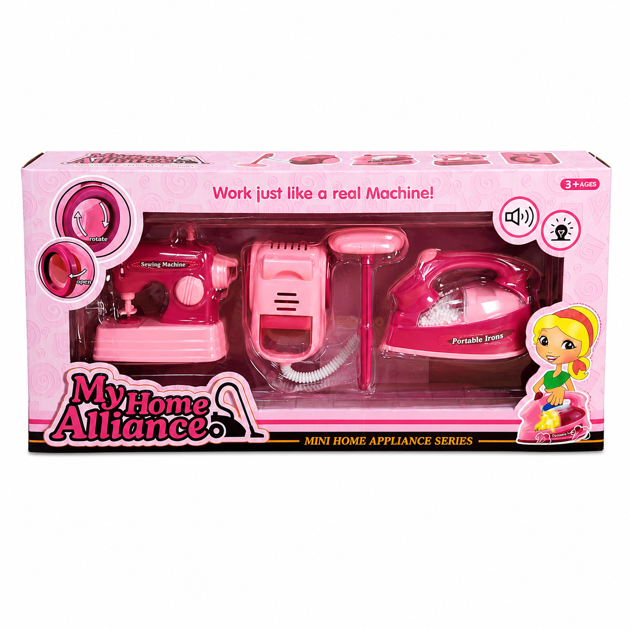 طقم أجهزة منزلية للأطفال +3 سنوات | My Home Alliance Mini Home Appliance Set