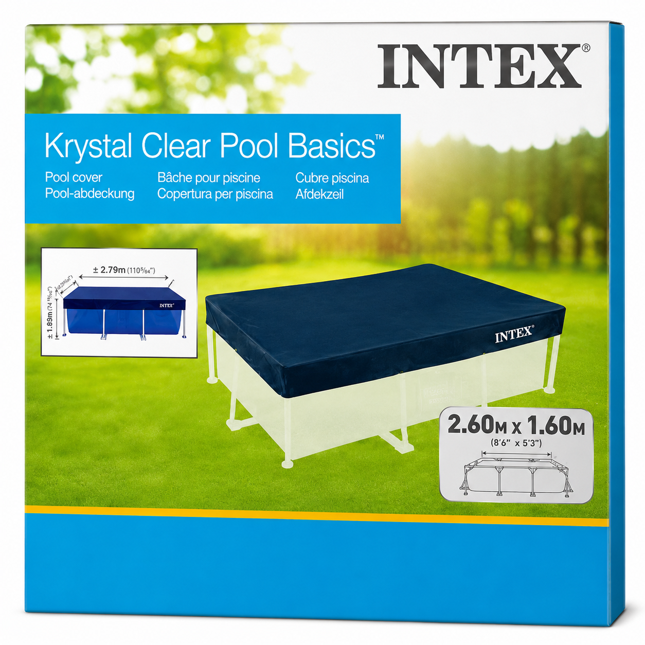 غطاء مسبح INTEX مقاوم للأوساخ | INTEX Pool Cover – Available in 3 Sizes
