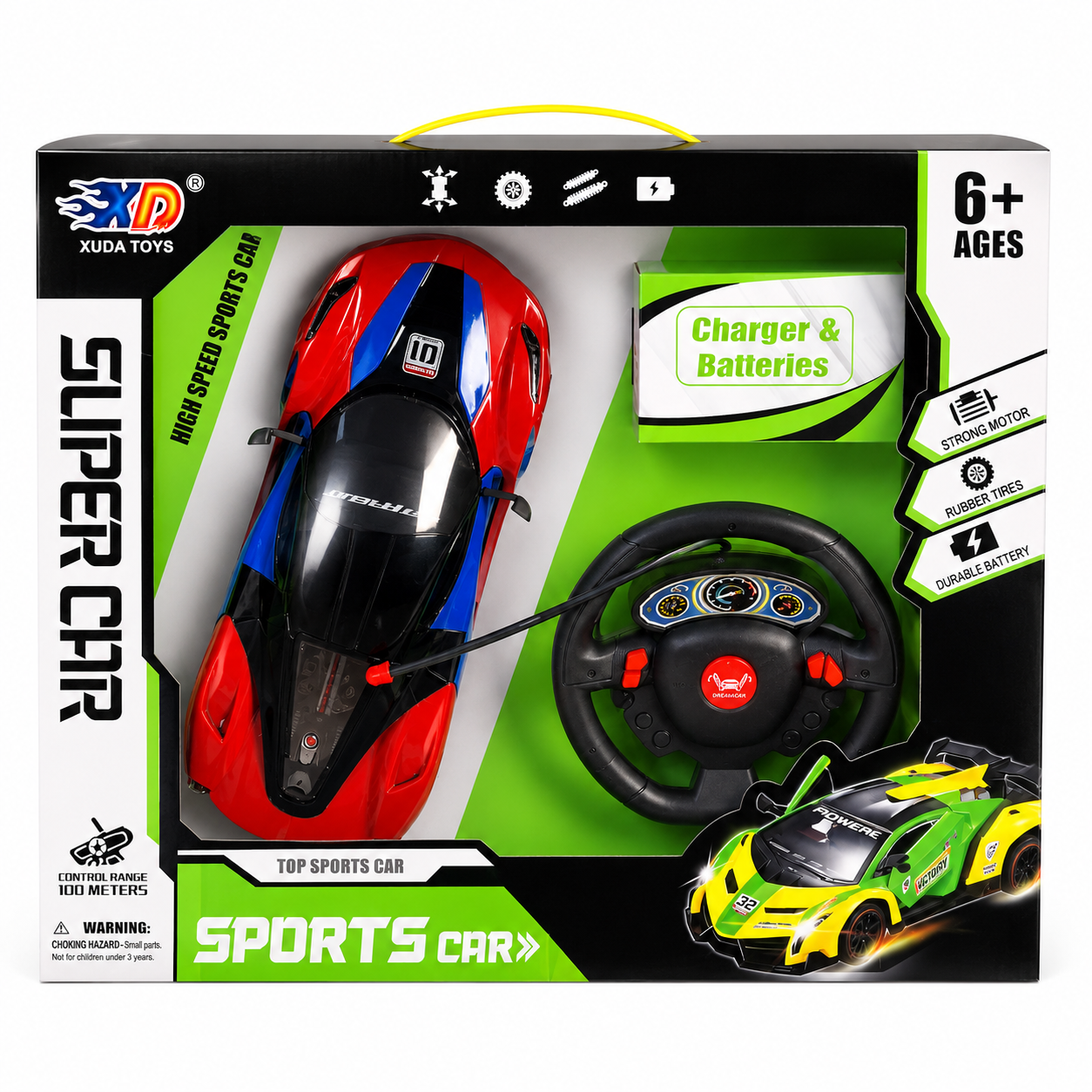 سيارة سباق تحكم عن بعد XUDA سوبر كار | XUDA Toys Super Car RC Sports Car