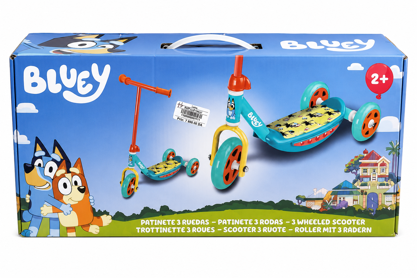 سكوتر أطفال Bluey ثلاثي العجلات +2 سنوات