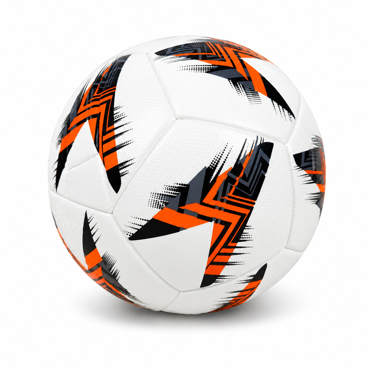 كرة قدم بتصميم برتقالي رياضي | Orange Sport Design Football Ball