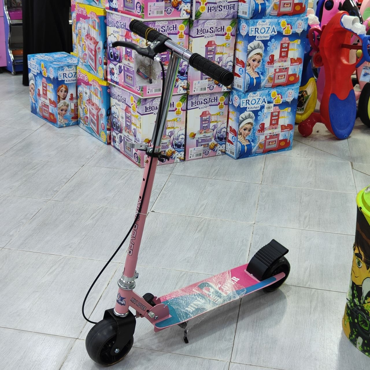 تروتينات MINI ROVER قابل للطي للأطفال – وردي | Mini Rover Scooter