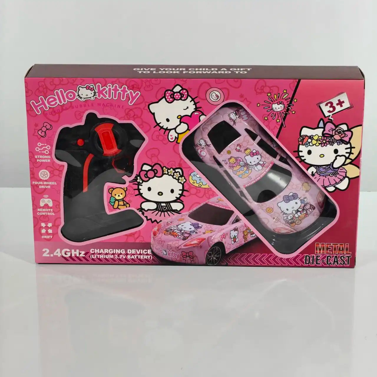 سيارة هالو كيتي الفقاعية بالتحكم عن بعد Hello Kitty Bubble RC Car