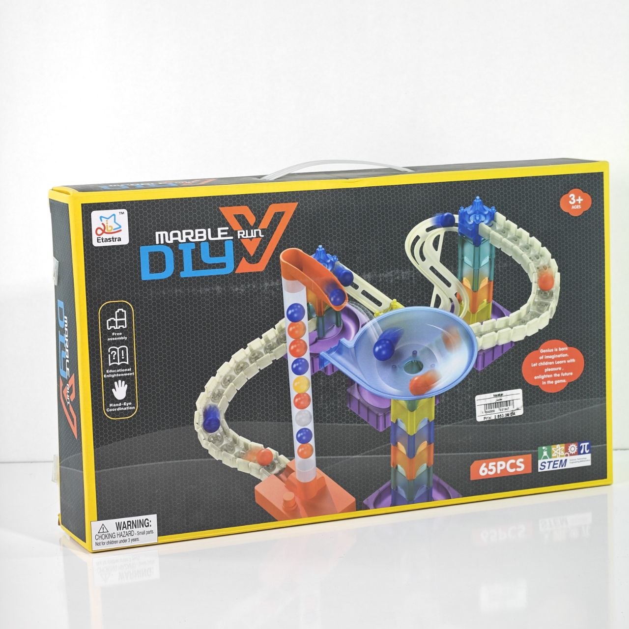 لعبة مسار الكرات – Marble Run DIY