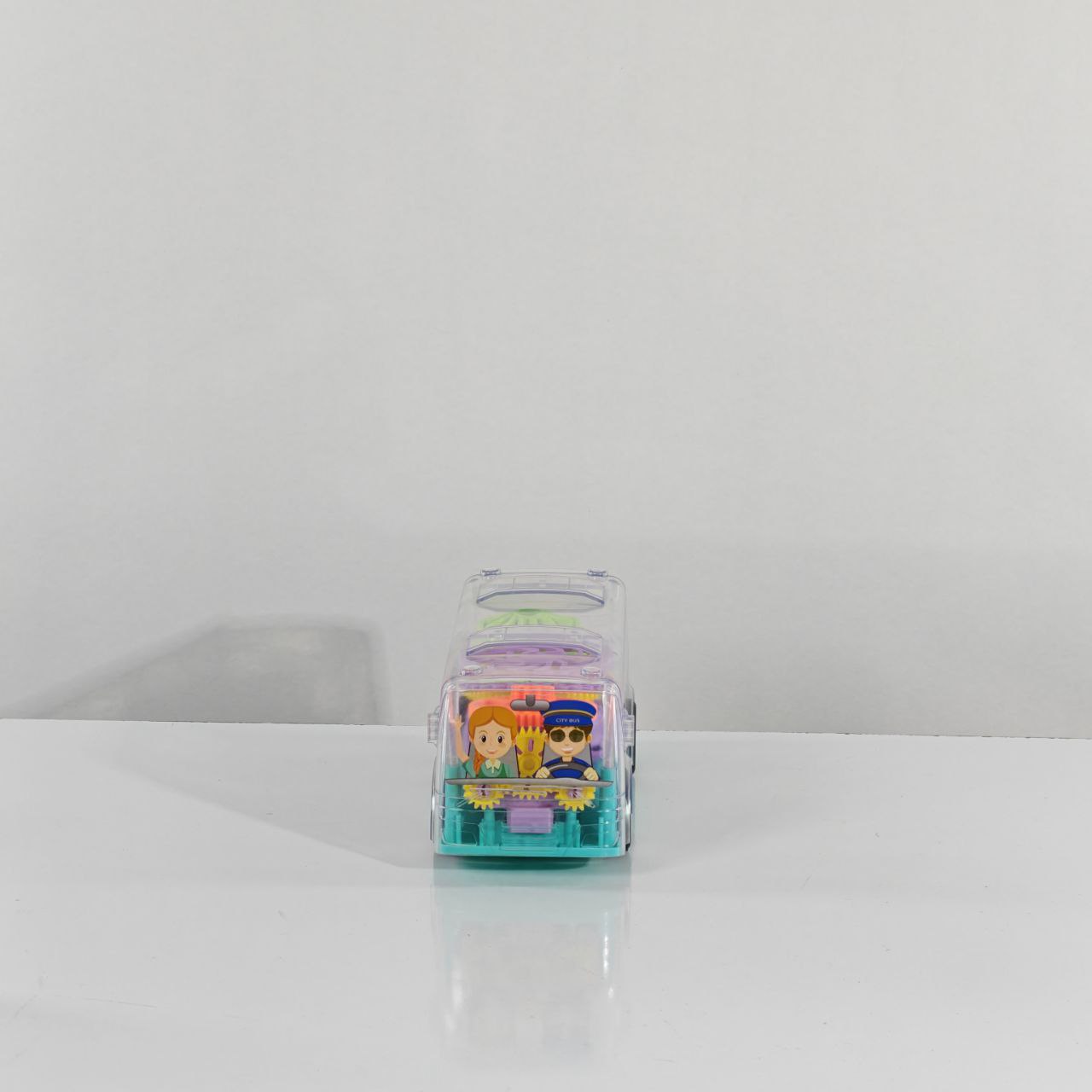 حافلة تروس شفافة Transparent Gear Bus Toy