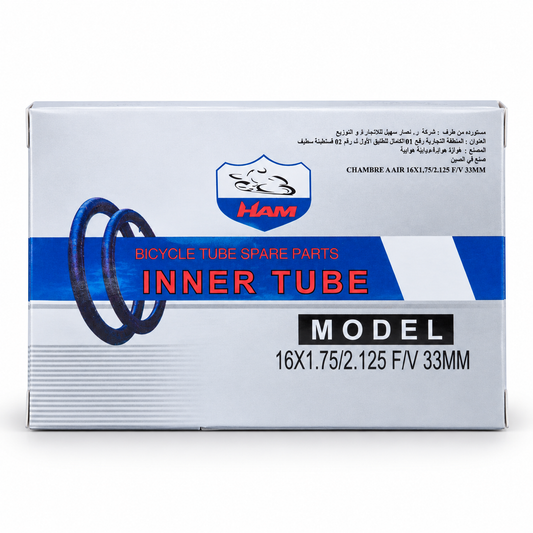 شمبرير دراجة HAM مقاس 16 بوصة | HAM Bicycle Inner Tube 16×1.75/2.125