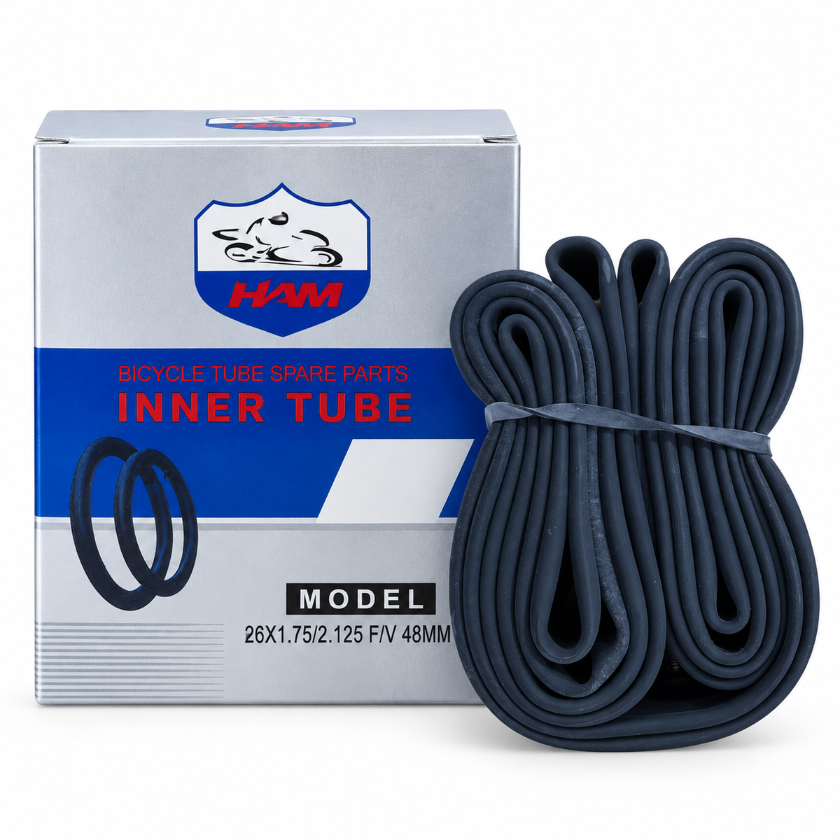 شمبرير دراجة HAM مقاس 26 بوصة | HAM Bicycle Inner Tube 26×1.75/2.125