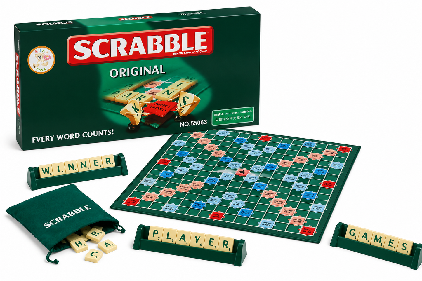 لعبة سكرابل الأصلية | Scrabble Original Crossword Game