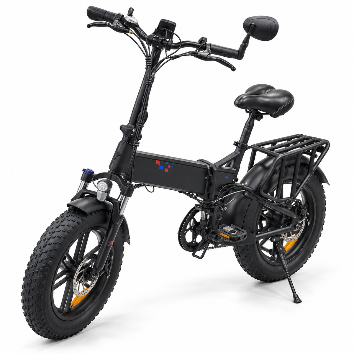 دراجة كهربائية قابلة للطي ENGWE EP-2 Pro – أسود | ENGWE EP-2 Pro Folding Fat Tire E-Bike