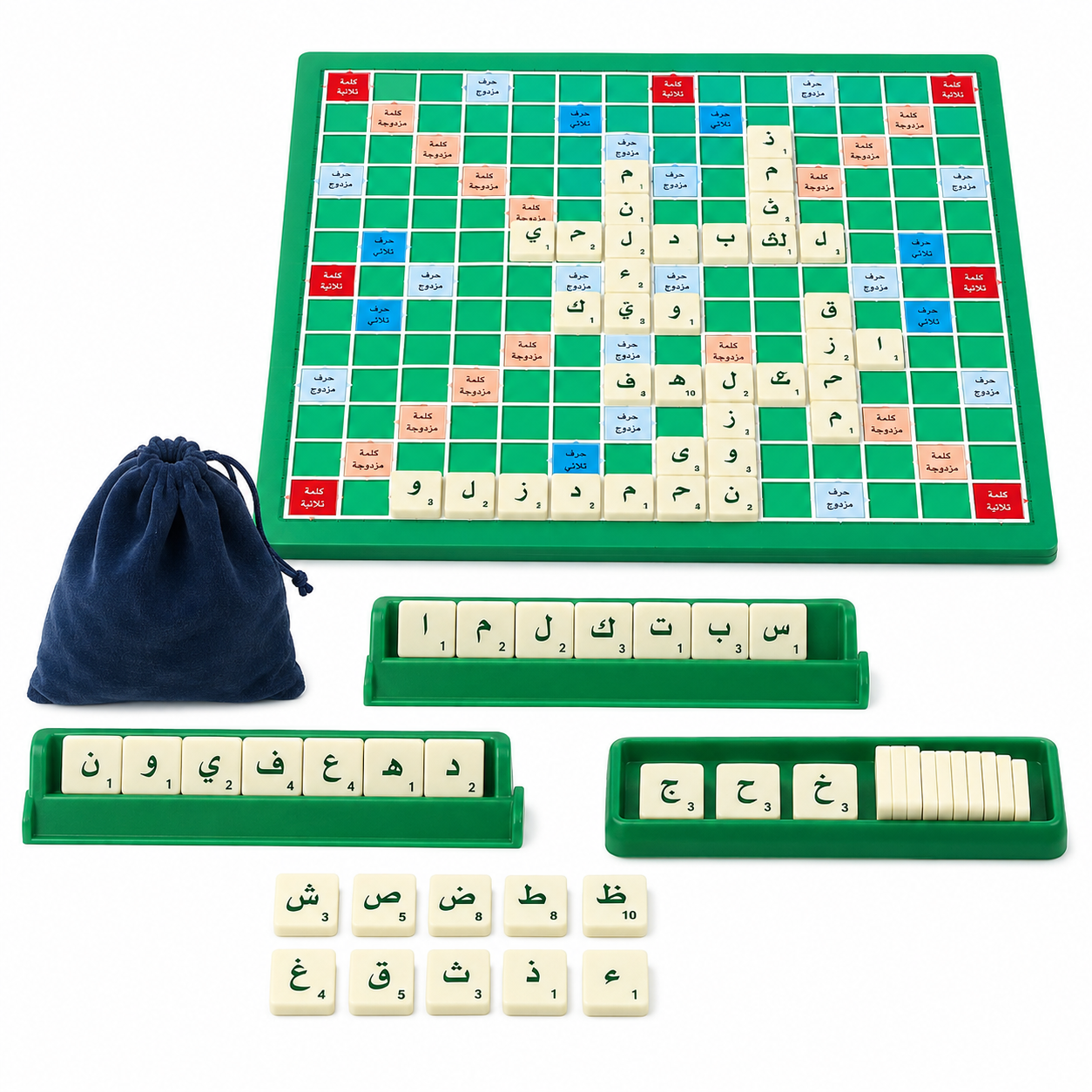 لعبة سكرابل العربية لتكوين الكلمات | Arabic Scrabble Word Game