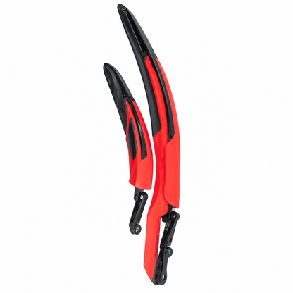 طقم واقيات طين للدراجة 4019-096 – أحمر وأسود Bicycle Mudguard Set 4019-096 Red & Black