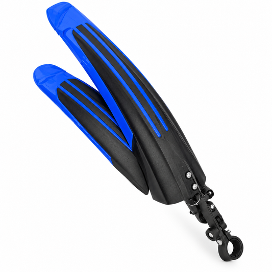 طقم واقيات طين للدراجة BSK-2342 – أزرق وأسود Bicycle Mudguard Set BSK-2342 Blue & Black