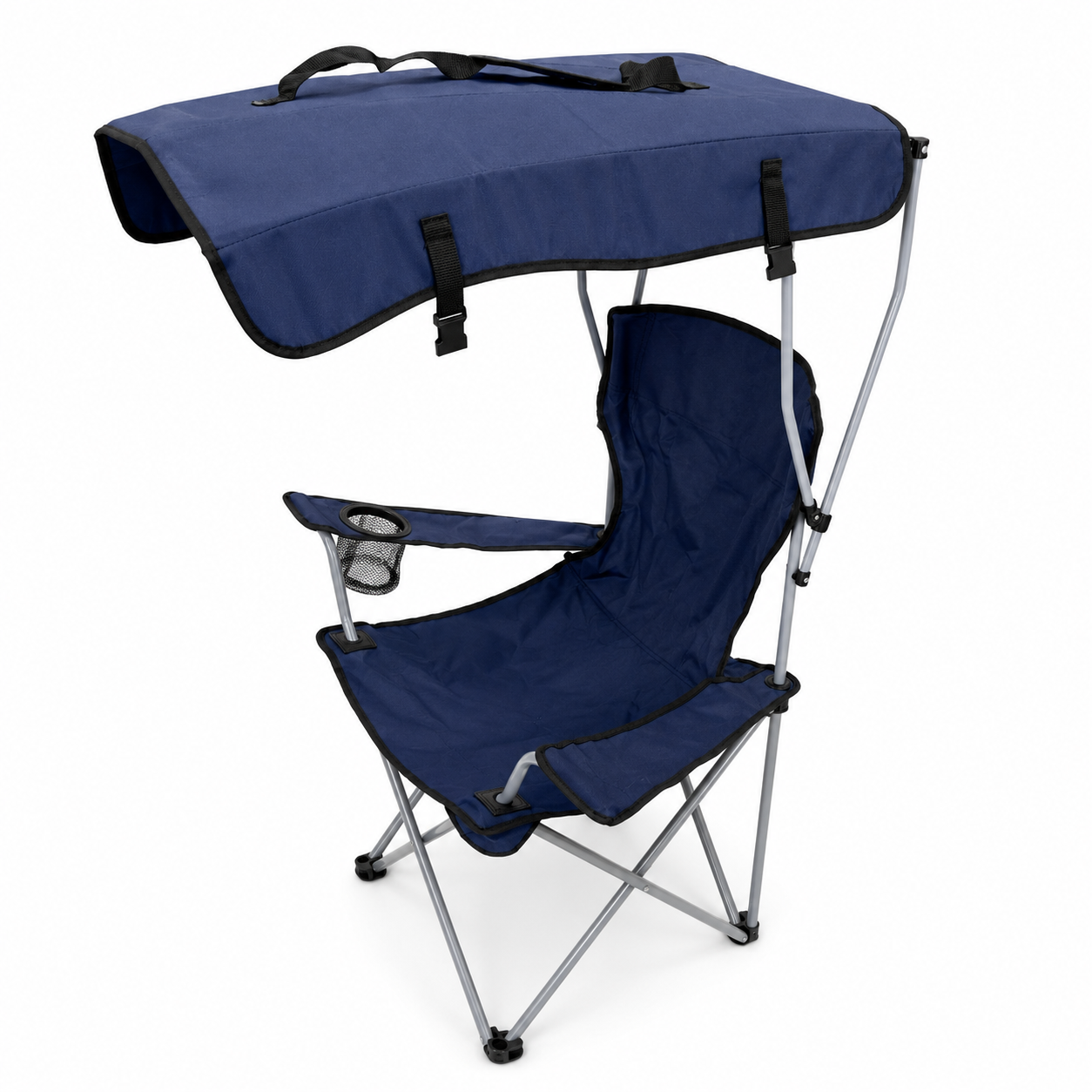 كرسي رحلات قابل للطي مع مظلة | Folding Camping Chair with Canopy