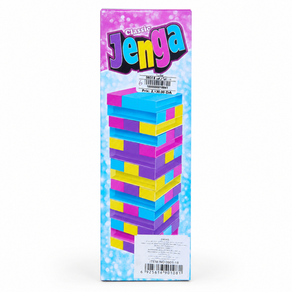 لعبة برج التوازن الملون جينغا | Classic Colorful Jenga