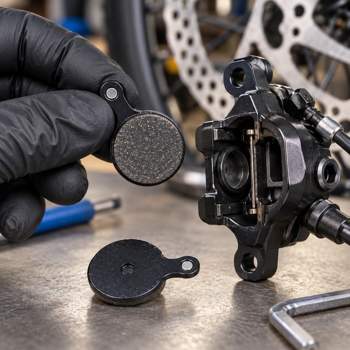 تيل فرامل ديسك دائري HAMDI 2773 HAMDI Round Disc Brake Pads 2773