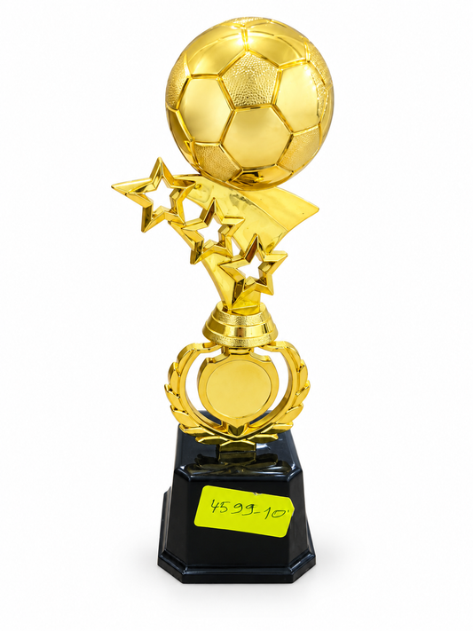 كأس كرة قدم ذهبية بإكليل الغار Golden Football Laurel Trophy 4599-10