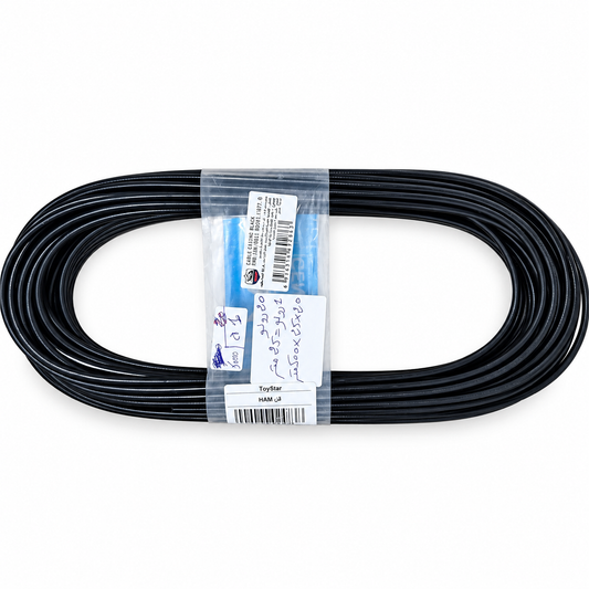 غلاف كابل (قان) للدراجة HAM – أسود 5 مم – السعر للمتر | HAM Bicycle Cable Casing 5mm