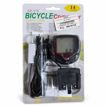 عداد سرعة دراجة رقمي مقاوم للماء SB-318 | SB-318 Waterproof Digital Bicycle Computer