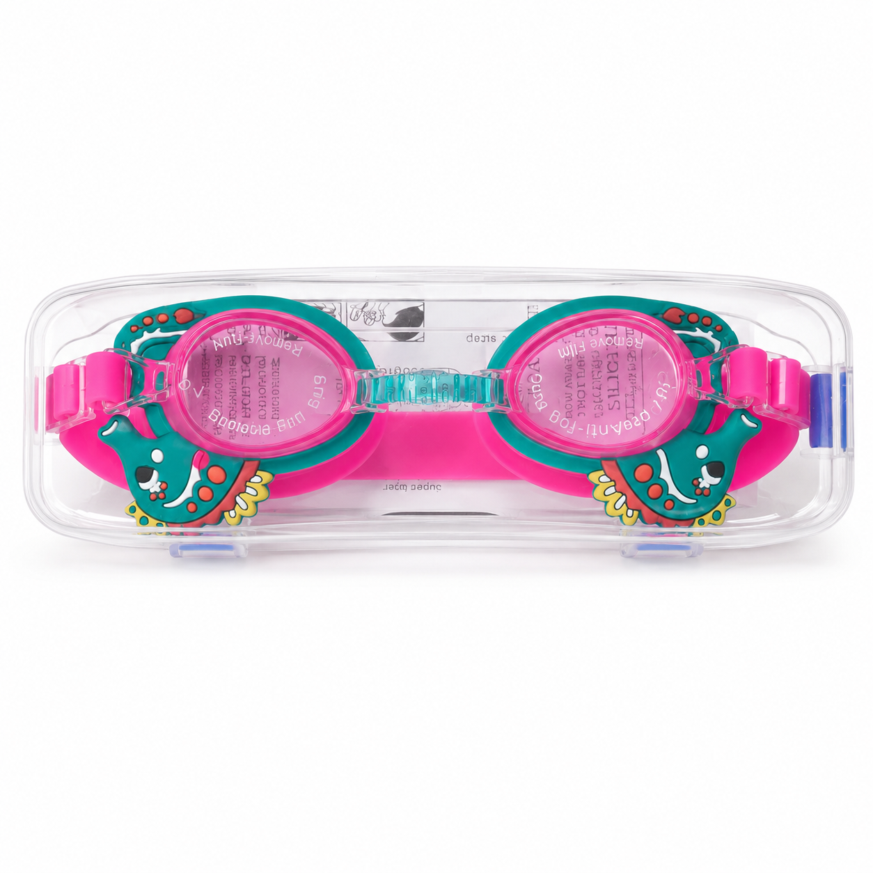 نظارات سباحة للأطفال بتصميم أخطبوط وردي | Kids Octopus Swimming Goggles