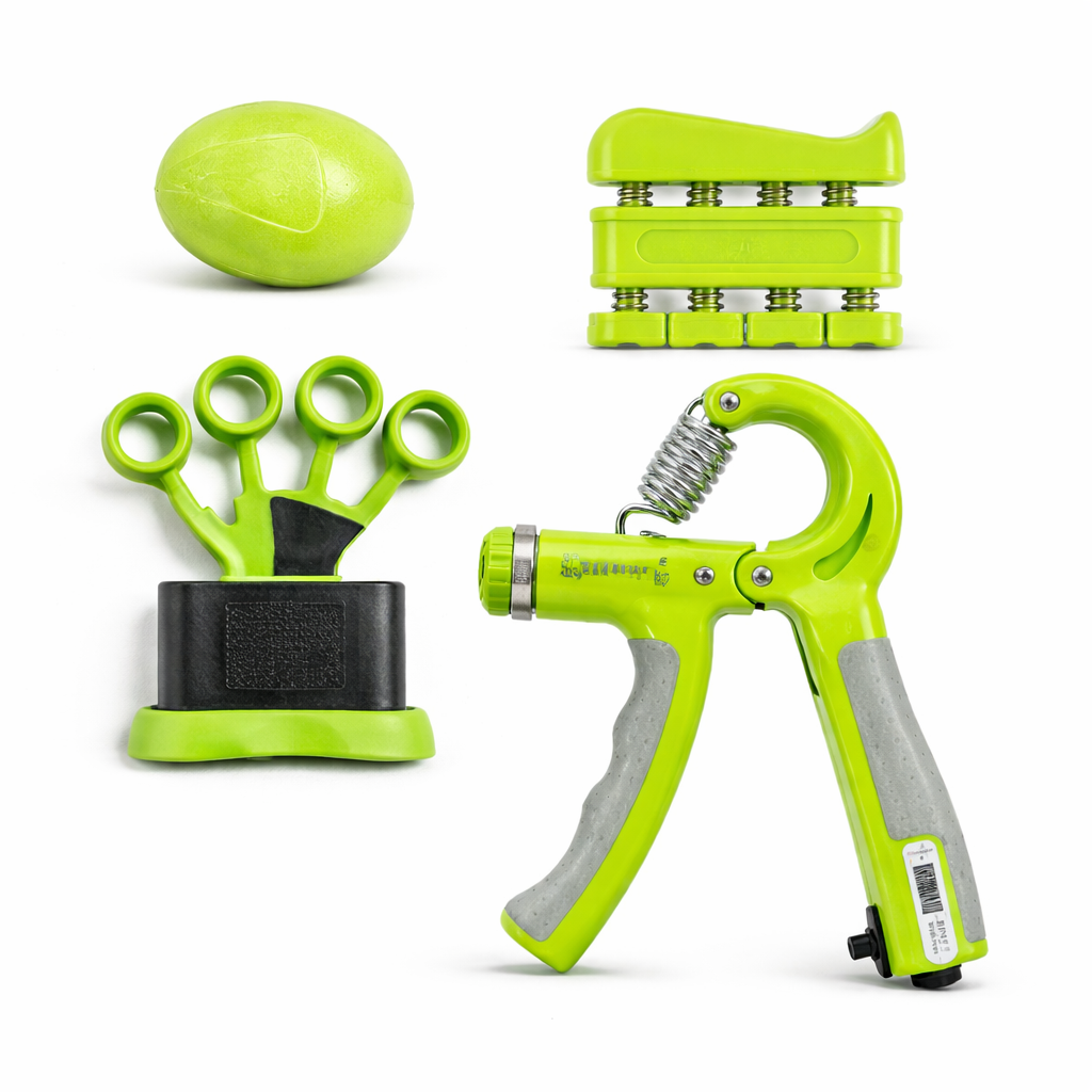 طقم تقوية قبضة اليد والأصابع – Hand Grip Strength Trainer Set الخيار المثالي لتقوية اليد، الأصابع، والساعد بطريقة عملية وفعالة
