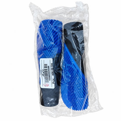 زوج مقابض دراجة مريحة – أزرق × أسود | Blue & Black Ergonomic Bicycle Grips