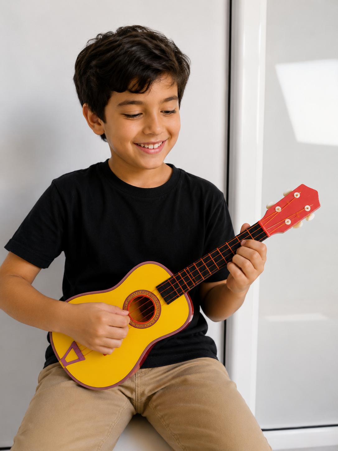 غيتار لعبة للأطفال بتصميم خشبي | Kids Toy Guitar