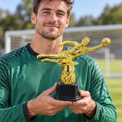 كأس حارس مرمى ذهبي صغير Small Golden Goalkeeper Trophy 4596-3