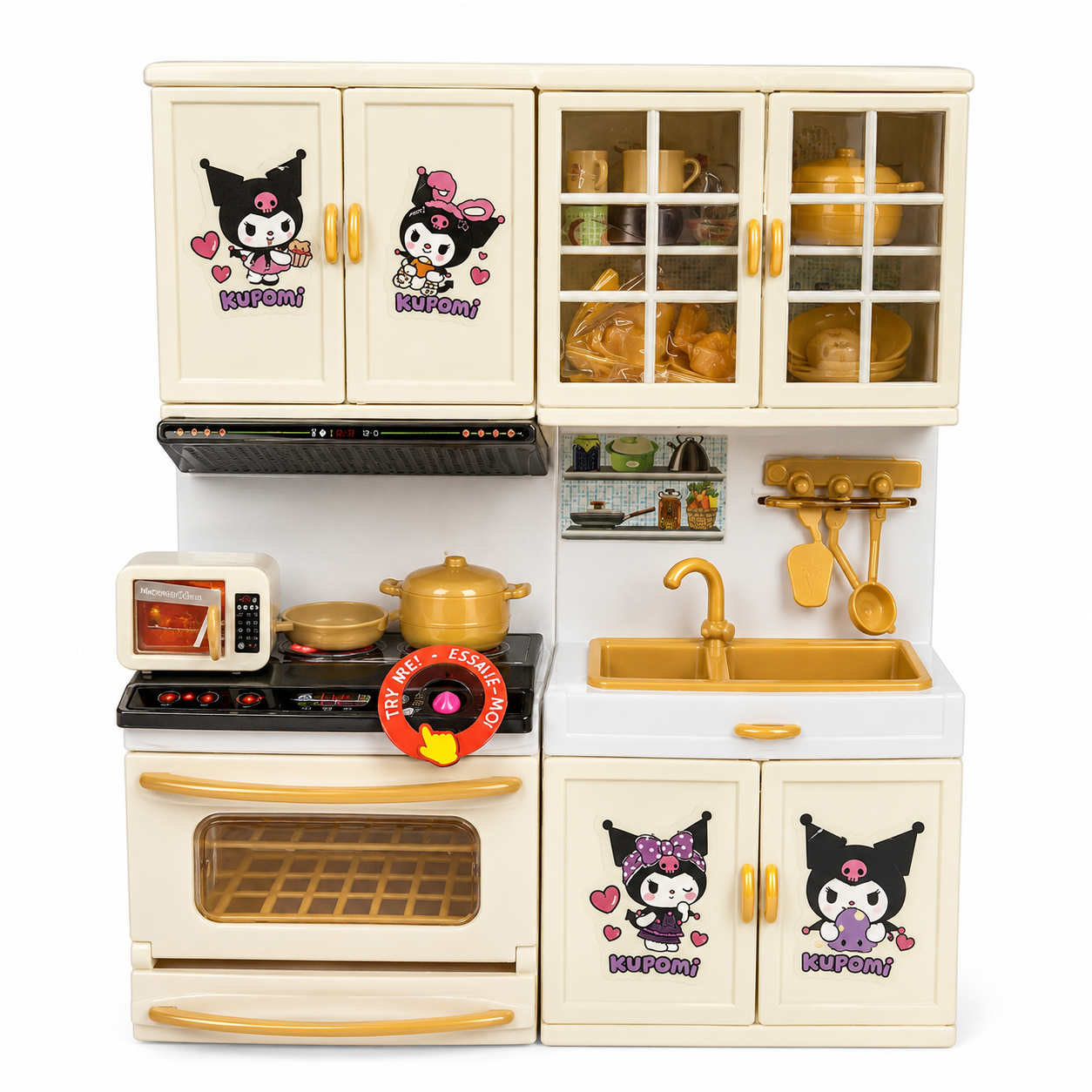 مطبخ ألعاب Kuromi للأطفال +3 سنوات My Happy Kitchen 3+